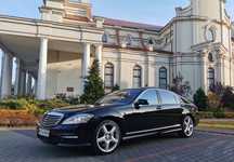 Mercedes S Klasa  MAZOWIECKIE AMG Long do ślubu samochód do ślubu auto
