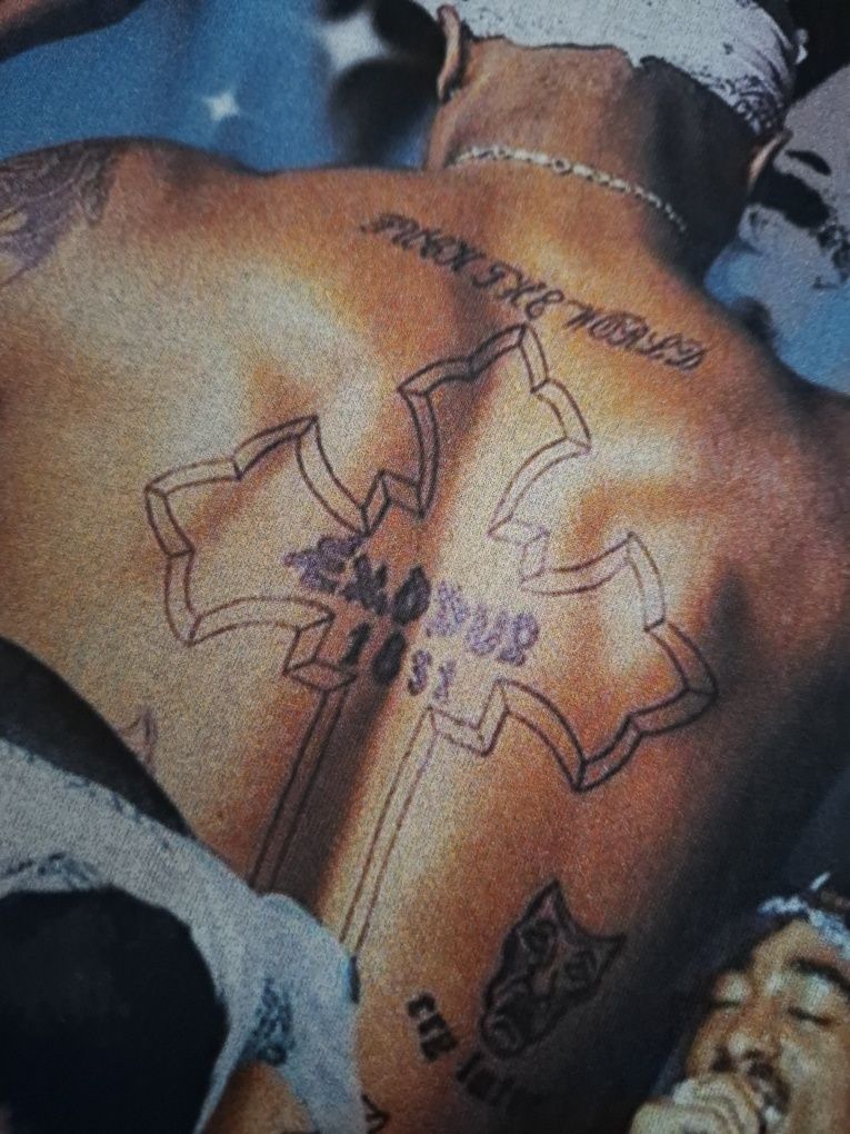 Tupac T-shirt preta
