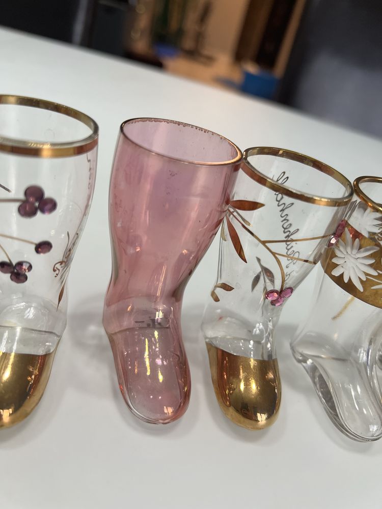 Kieliszki buty 6 sztuk