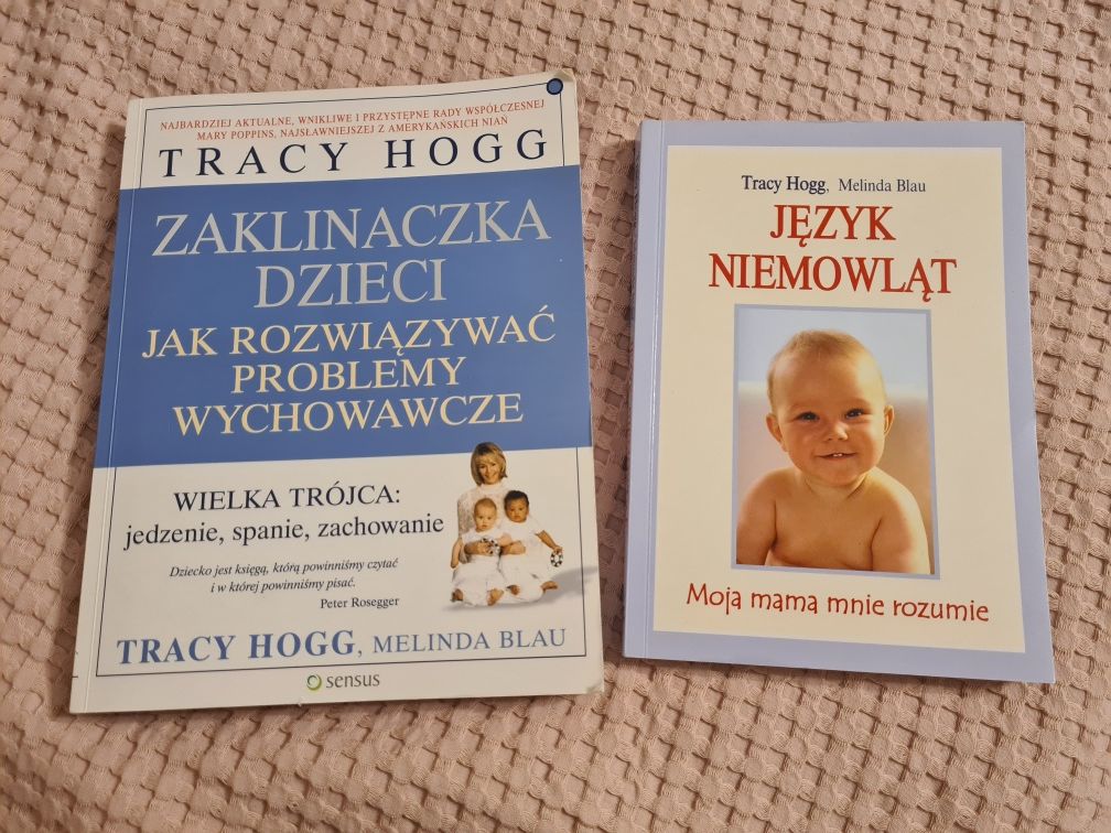 2 książkiT. Hogg, M. Blau.Zaklinaczka dzieci,Język  niemowląt