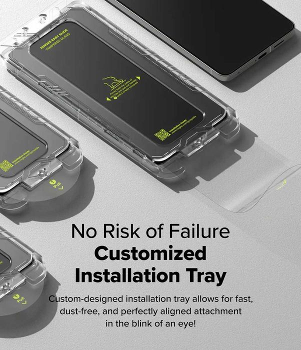 Защитное стекло Ringke Easy Slide 2-Pack для Samsung S25 Edge Clear