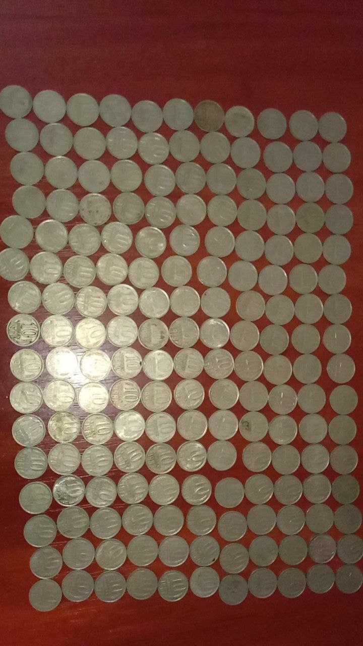 Монеты СССР: 20, 15, 10 разных годов