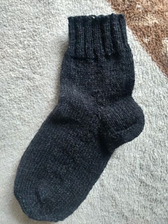 Вязанные мужские носки.