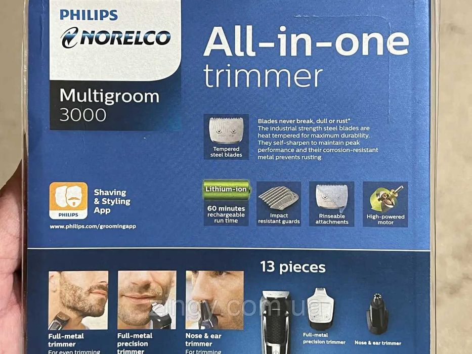 Триммер универсальный Philips Norelco Multigroom 3000 Оригинал из США