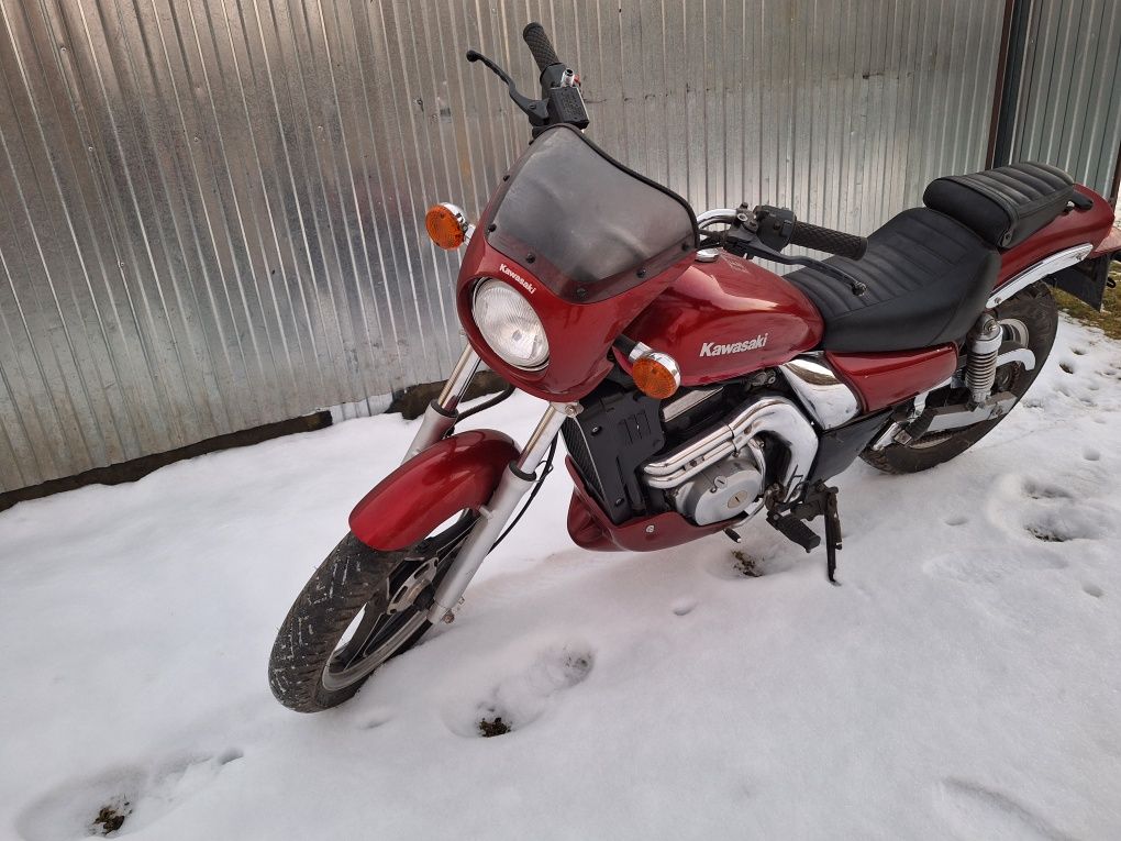 Kawasaki EL 250 części eliminator owiewka osłona boczek bak koło lampa