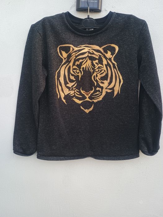 Bluza z złotym tygrysem