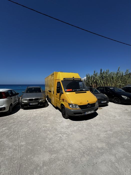 Kamper Kampervan Mercedes Sprinter automat KLIMA PRYSZNIC WC LODÓWKA