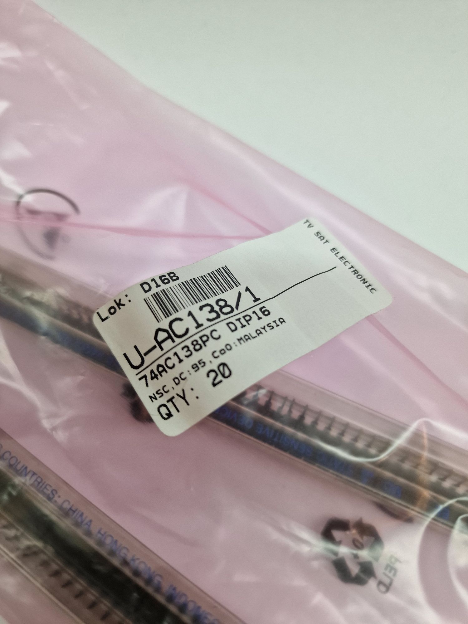 Układ scalony 74AC138PC DIP16