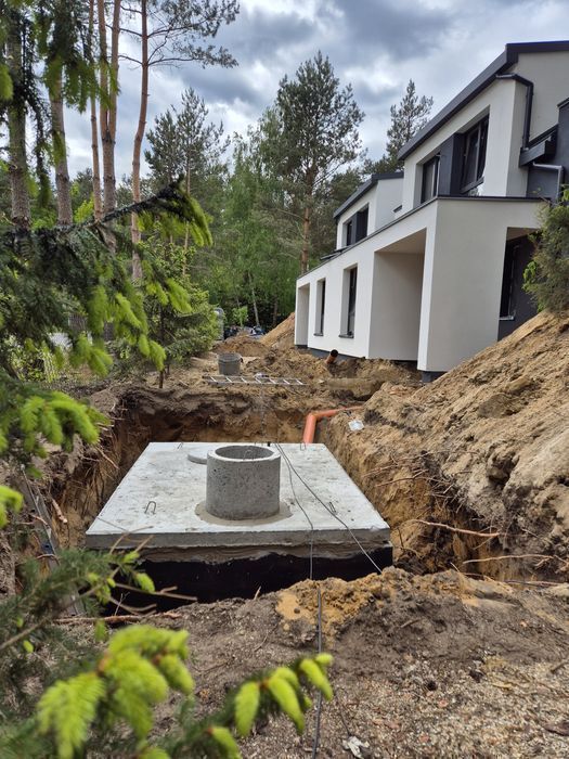 SZAMBO zbiornik betonowy na deszczówkę tanio z wykopem Sochaczew 10m3