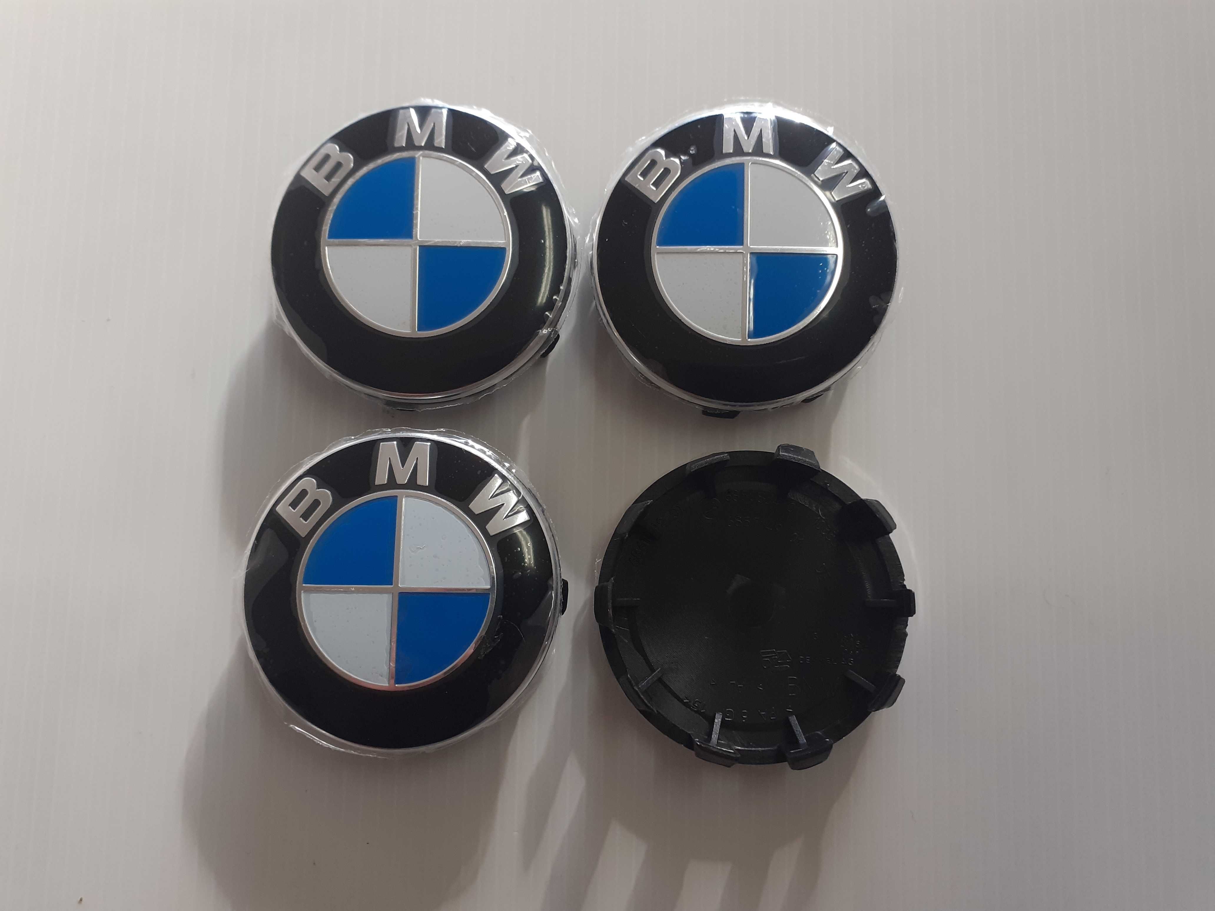 Centros/tampas de jante completos BMW com 56, 60, 65 e 68 mm