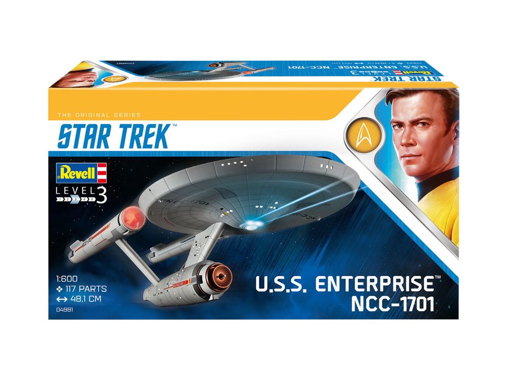 Model do sklejania STAR TREK 1/600 Revell 04991 U.S.S. ENTERPRISE