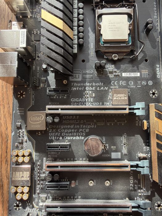 Płyta główna Gigabyte GA-Z170X-UD5 TH + Intel core i7 6700K 4.00GHZ