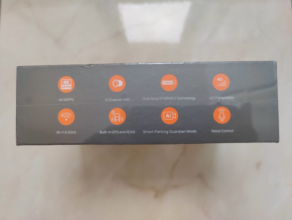 Відеореєстратор 70mai Dash Cam 4K T800 + rear cam rc 24 + sd card 256