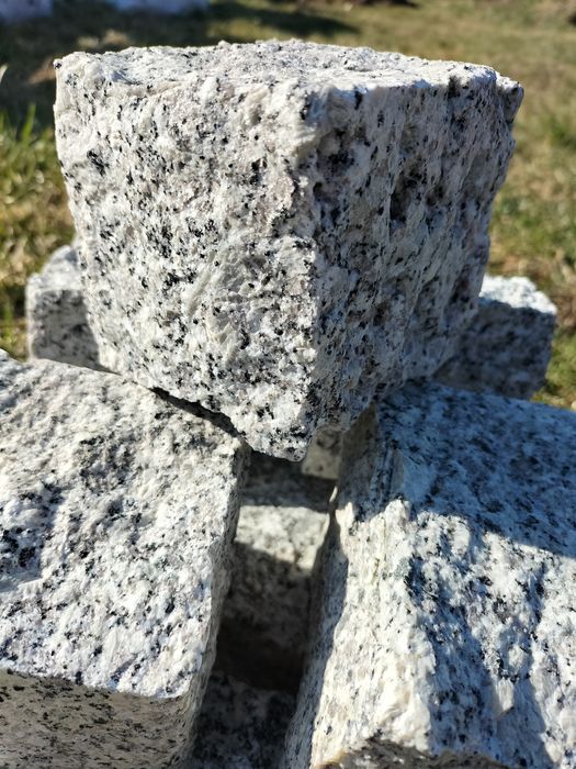Kostka granitowa szara, Kostka brukowa, bruk, 8/11 tzw.10 łamana