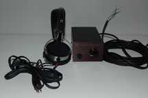 Słuchawki STAX SR-40 i adapter SRD-4