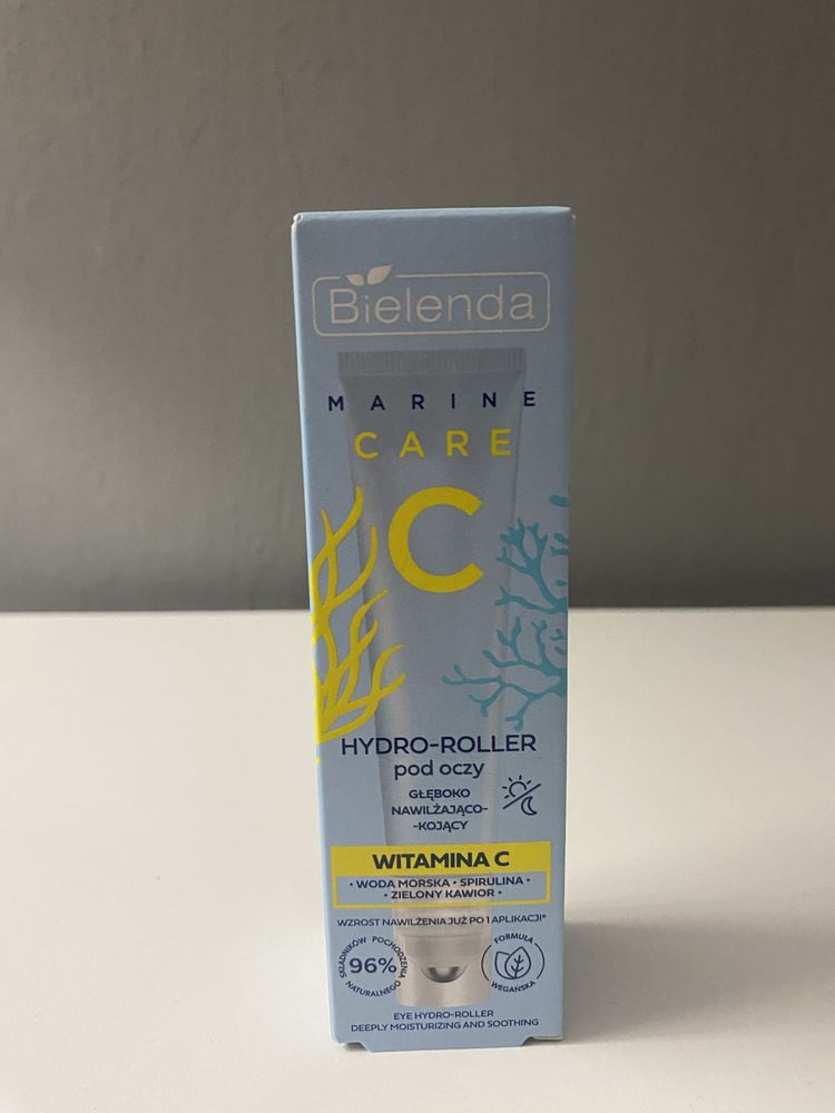 Bielenda Marine Care zestaw krem spf50 + serum + roller pod oczy