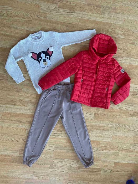 Одяг для дівчинки на осінь 17 одиниць 140 розм