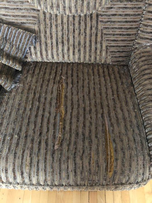 Kanapa narożna z funkcją spania + fotel