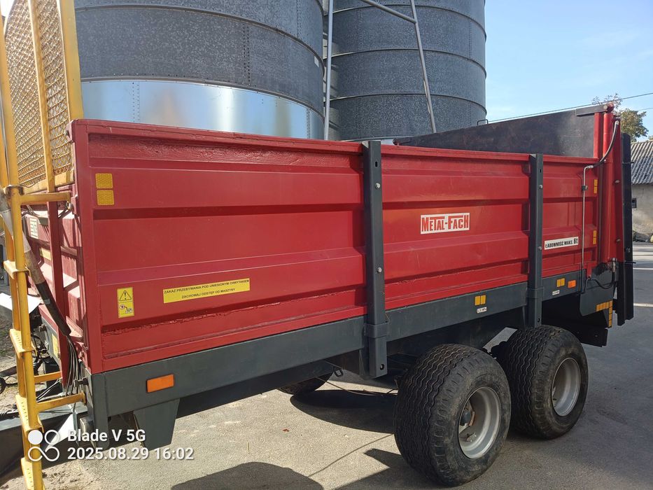 Rozrzutnik 6t metal fach, nie joskin fliegl czarna białostocka asw ads