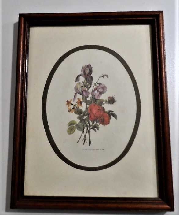 Quadros com motivos florais de origem Italiana.