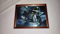 Kawasaki Ninja Holograficzny obrazek z lat 90tych 15x20cm