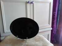 Duży czarny półmisek talerz patera - Porcelit Pruszków