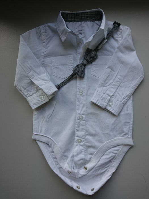 Komplet garnitur na chrzest/ wesele rozmiar 68