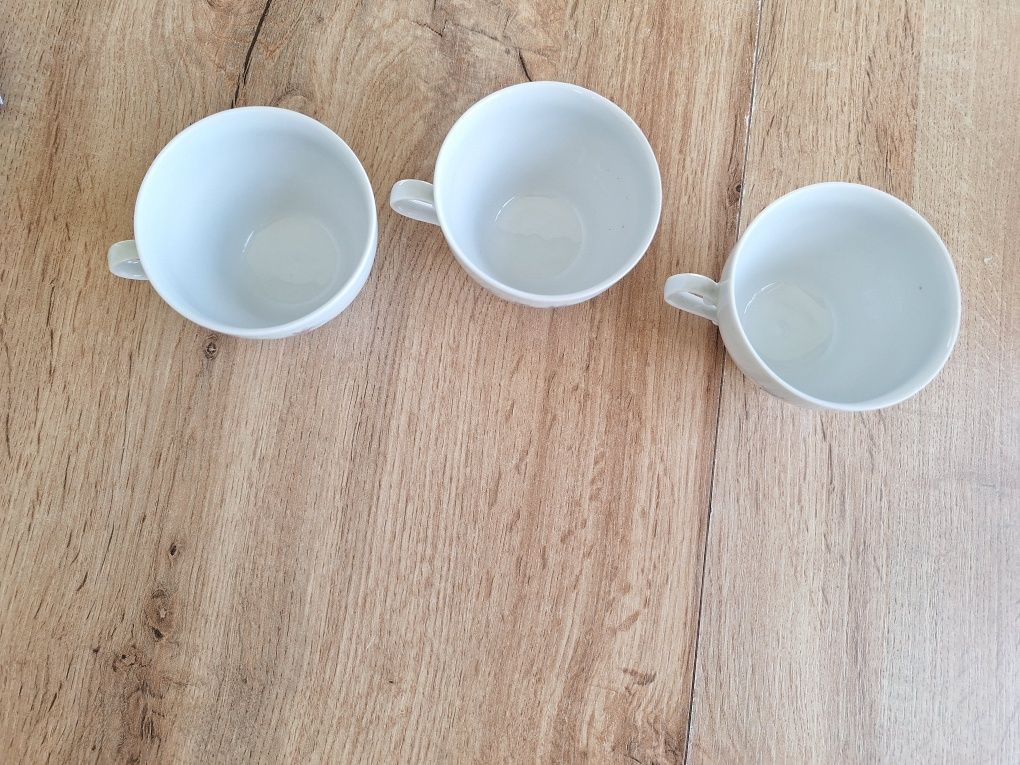 3 filiżanki kahla porcelana