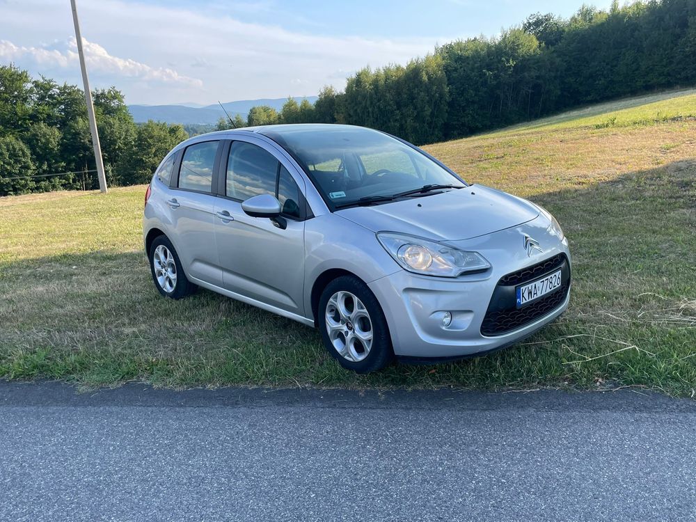 Citroen c3 1.4 diesel alufelgi 68km 2010 rok niski przebieg