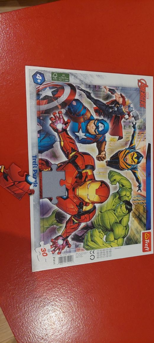 Puzzle Avengers 2 szt