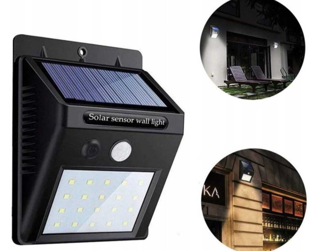 Lampa solarna 10w 600lm Zestaw 6szt solar led