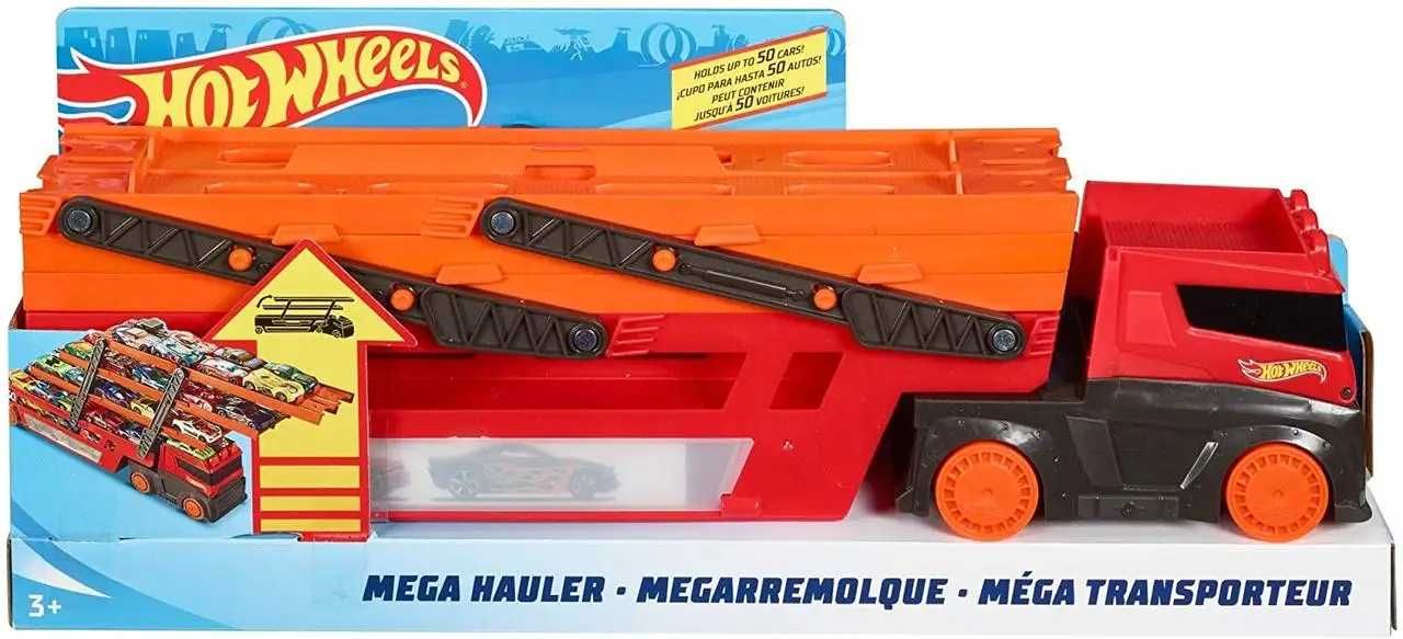 Автовоз для 50 машин Мега транспортер Hot Wheels Mega Hauler, Оригинал