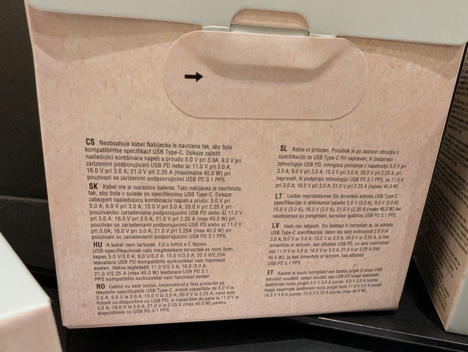 Блок Зарядки Google Pixel USB-C 45Вт EU