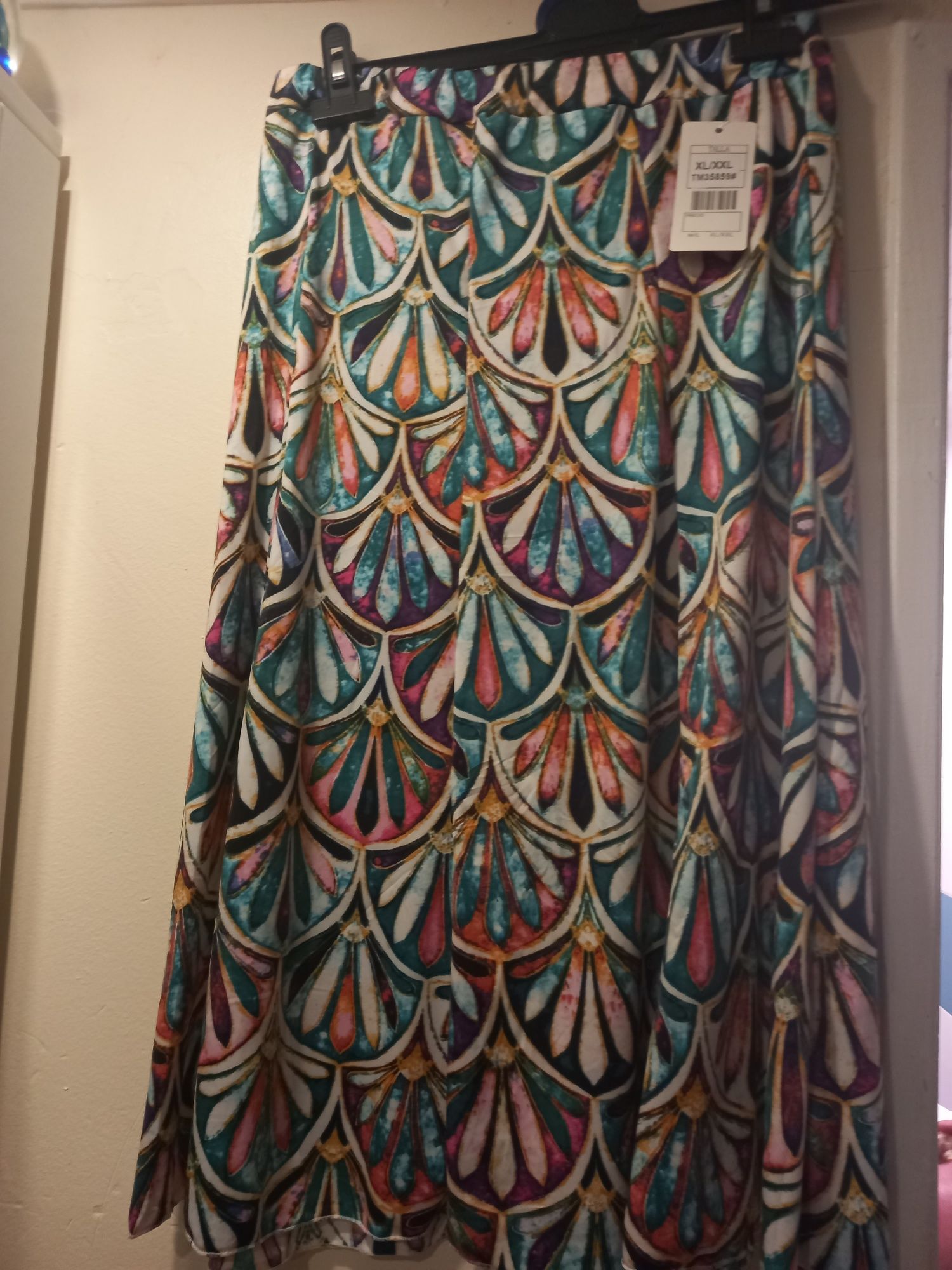 Saia estampada fresca