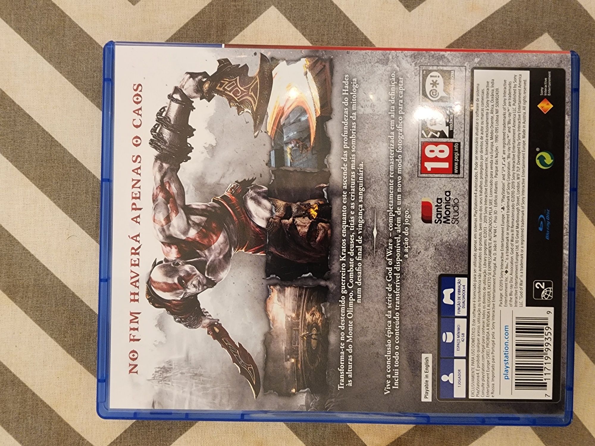 JOGO PS4 God of War 3