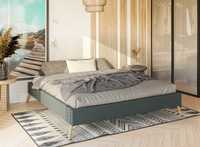 Łóżko tapicerowane skandynawskie bez zagłówka 140x200 | 160x200