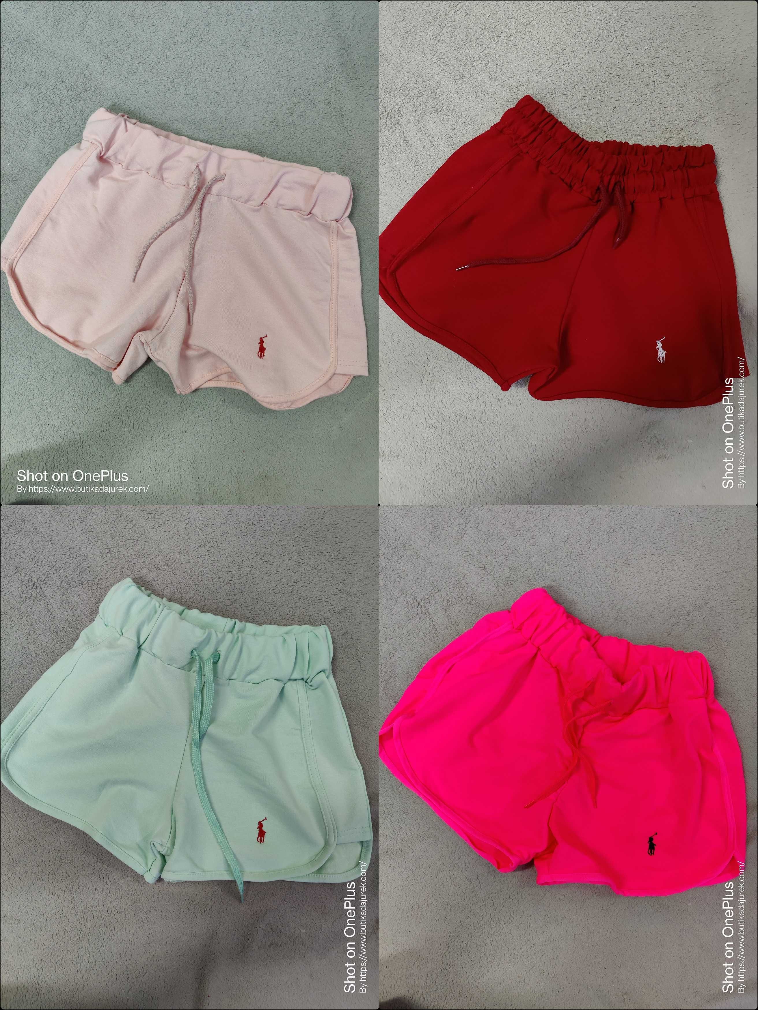 Spodnie szorty damskie Ralph Lauren kolory spodenki