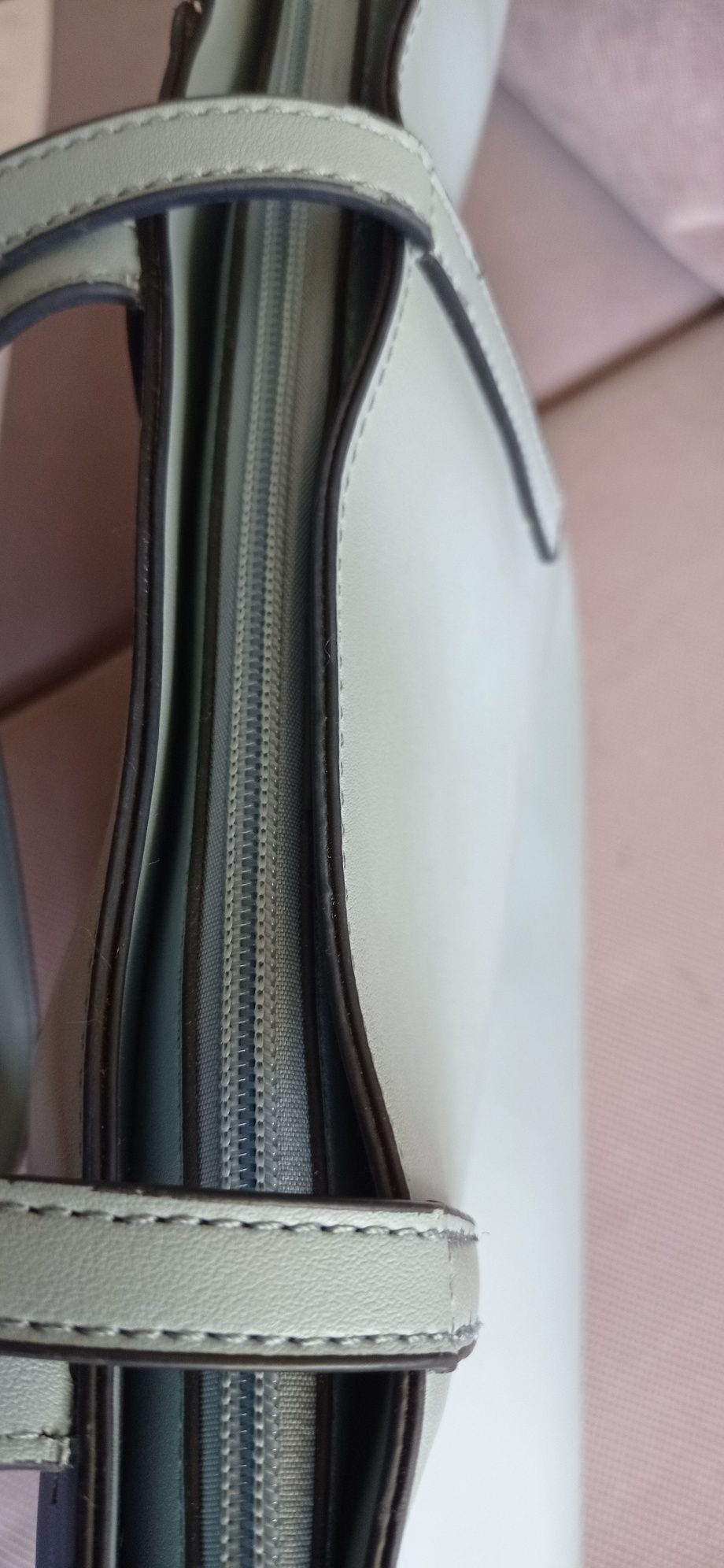 Torba duża shopper marki Briciole błękitna A4