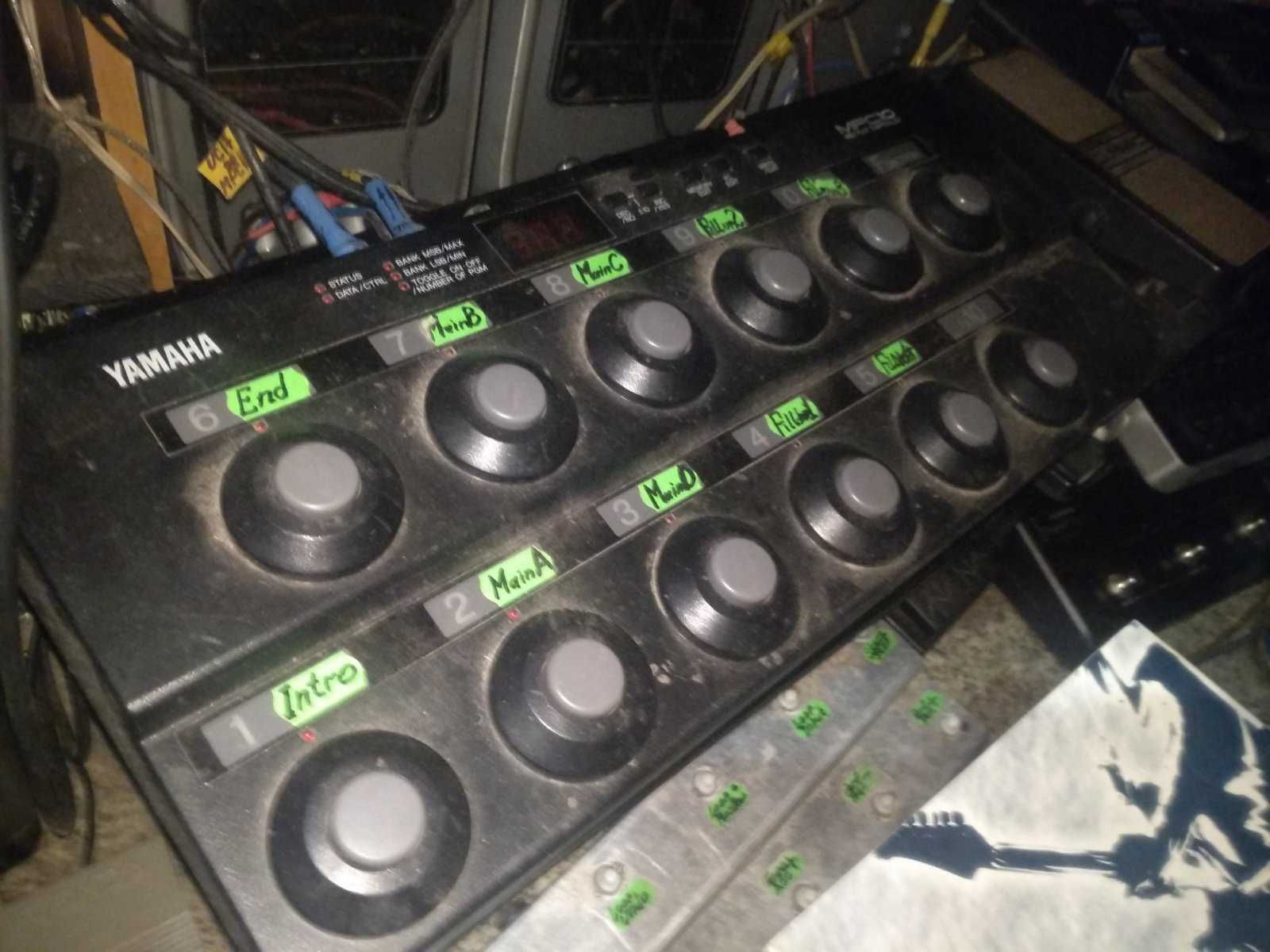 Yamaha MFC10 MIDI фут контролер SysEx PC CC акорди ноти з педалі Обмін