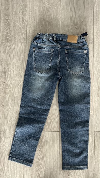 Jeansowe spodnie 128