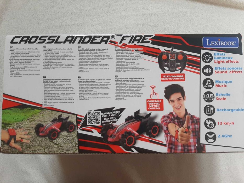 LEXIBOOK RC60 Crosslander Firer Luminoso Auto Sterowany dłonią 1:16