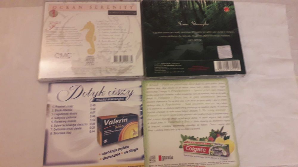 Muzyka relaksacyjna 4 płyty CD-obniżka ceny
