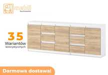 Komoda Skandynawska Best Agnes 200cm 3D/6SZ Tania Do Przedpokoju