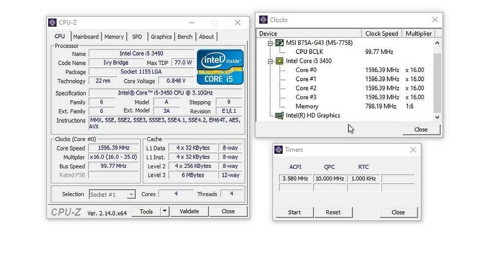Procesor Intel Core i5-3450 LGA 1155 4x 3.10 GHz