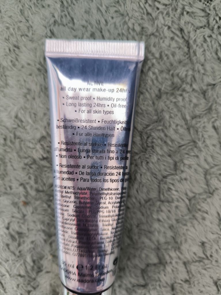 IsaDora Active All Day Wear,podkład do twarzy 12. 35 ml