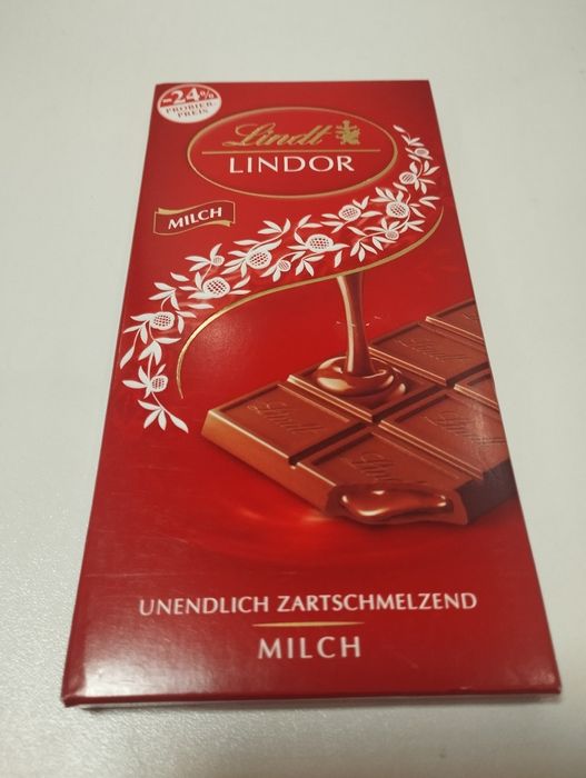 Czekolada Lindt Lindor 100 g mleczna data grudzień 2025