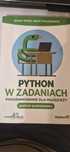 Książka Python w zadaniach Programowanie dla młodzieży Helion Wiejak