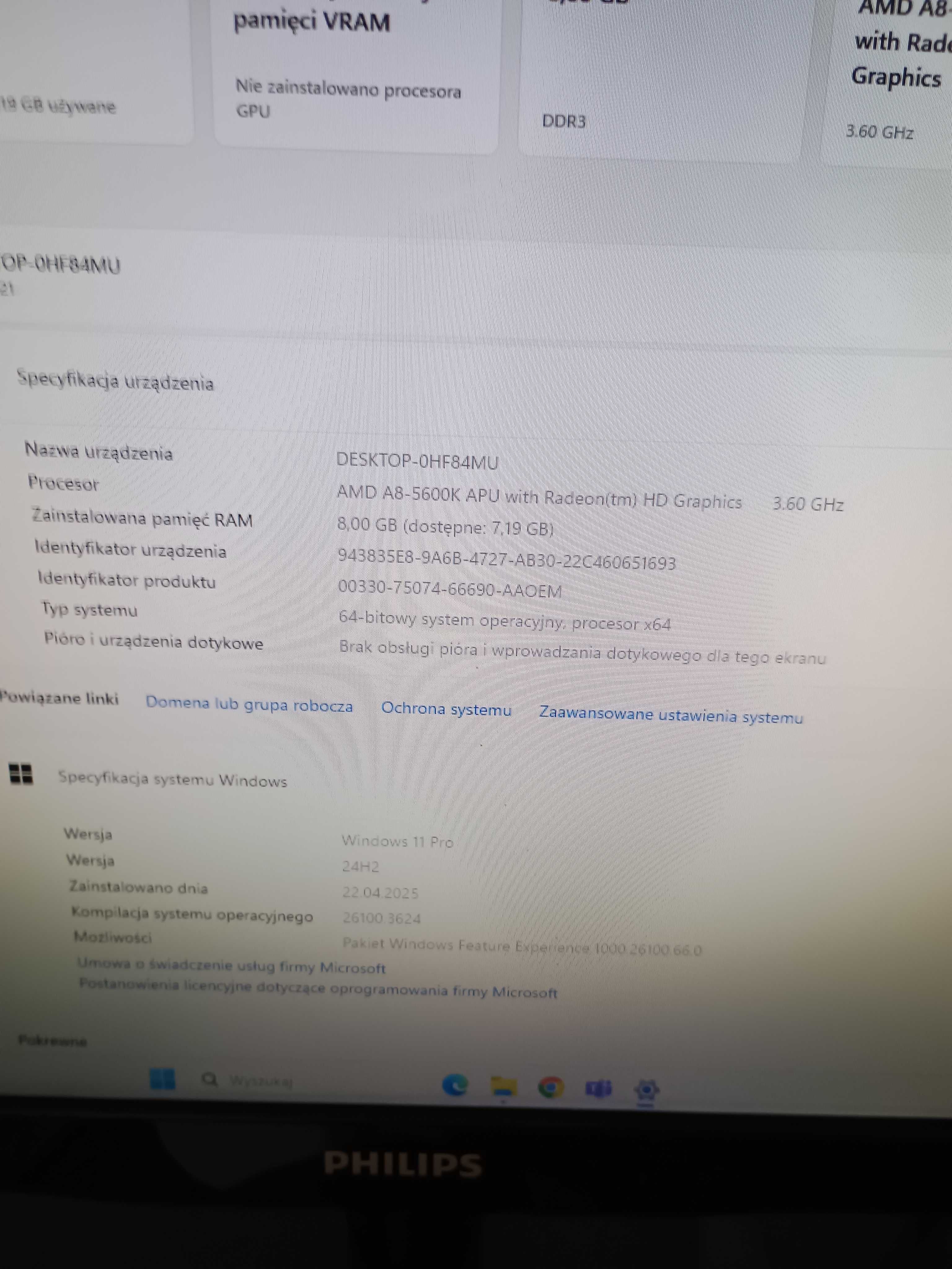 Komputer ATX AMD A8 5600K 8 GB RAM