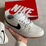 Кроссовки Nike Dunk Low SB White Gum  Найк данк лоу