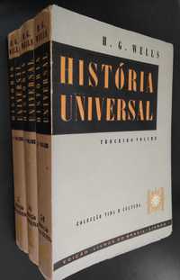 livros: H. G. Wells "História universal"